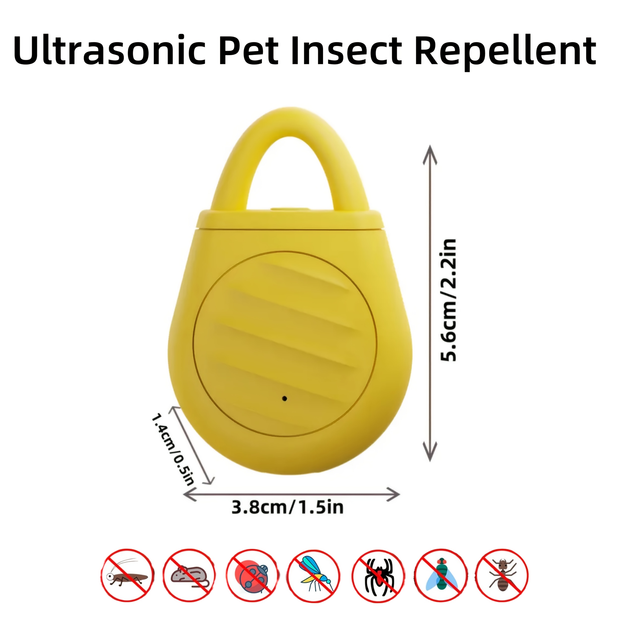 Pet Ultrasonic Pest Repeller, Ultrasonic Control of Cat And Dog Fleas, Dog Fleas, Anti-Tick Flea Pendant Automatically Protects Your Pet, Outdoor And Indoor Insect Repellent Provides Ultrasound, Making Fleas, Ants - Image 7