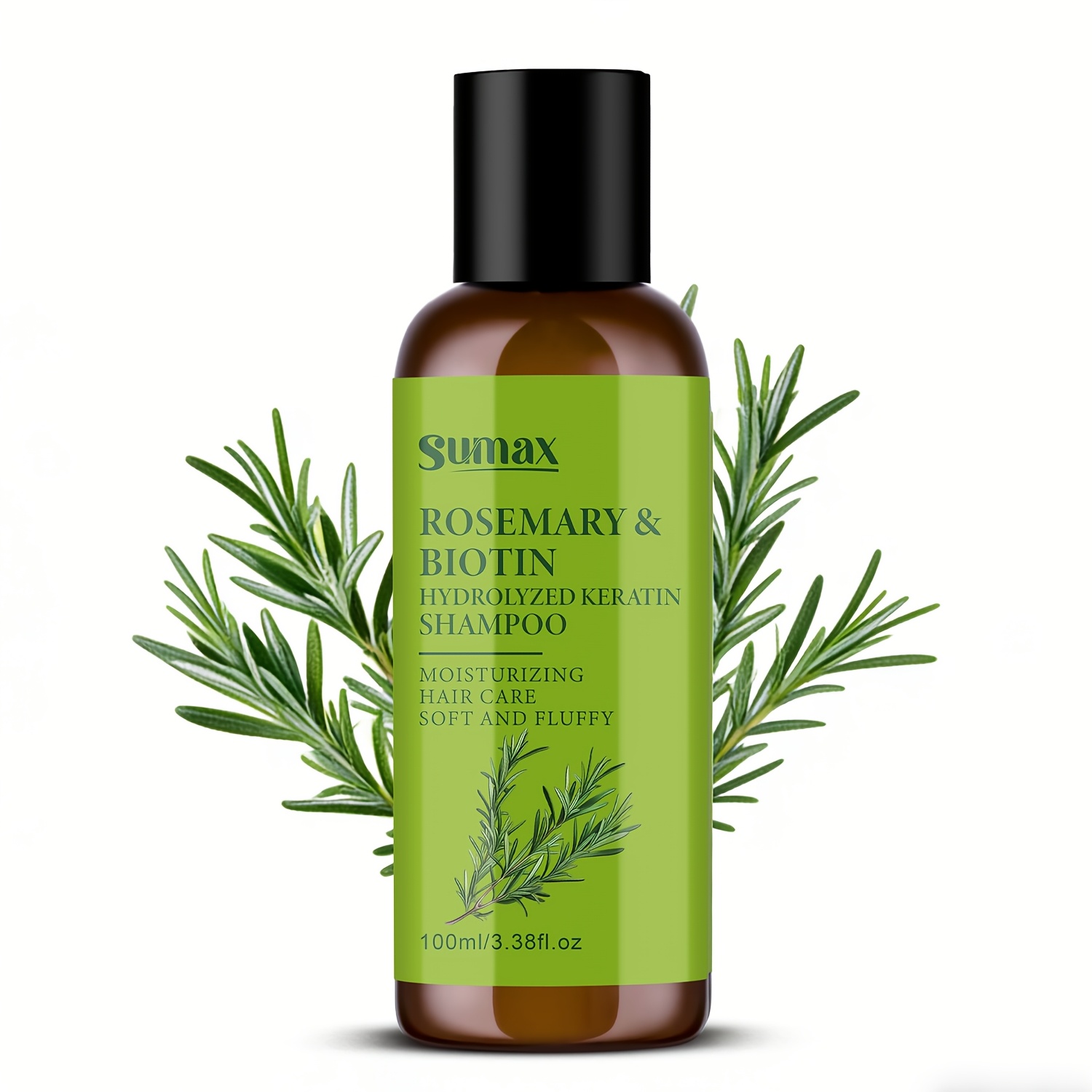 Image of Biotin Rosemary Volumizing Shampoo, Nourishing B-vitamins & Oil, Natural Thickening & Strengthening Shampoo For , All Hair Types 100ml