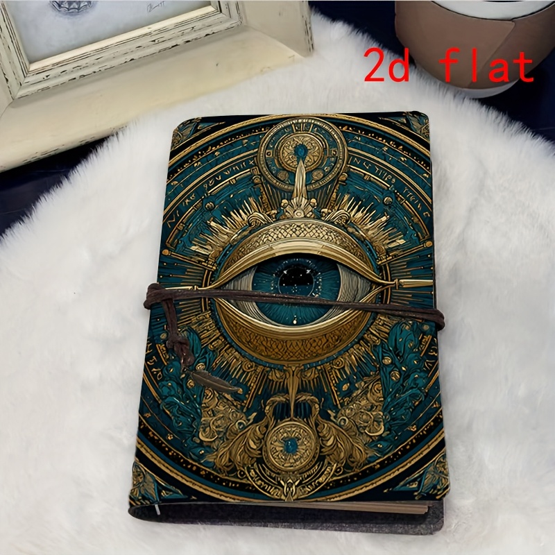 TEMU A6 Journal Birthday And Christmas Combo Gift For Workplace With All - Eye With Ornate Designs Pattern