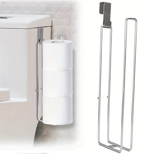 non drilling toilet paper holder roll holder adheres to the door kitchen towel rack