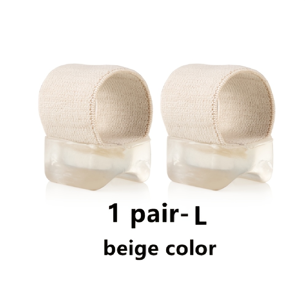 Image of A Pair Of Gel Toe Separators And Thumb - Designed For Comfortable Support Of Foot Toes With Silicone Spacers - An Ideal Gift For /mother's Day