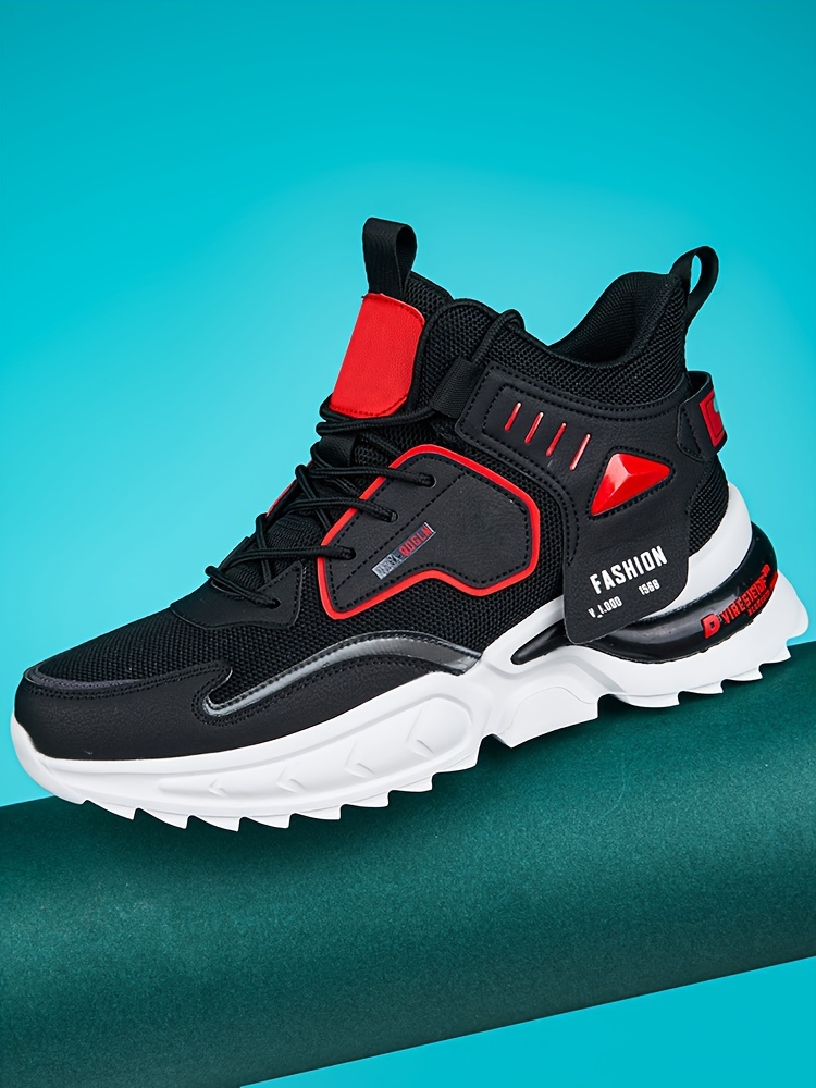 Zapatillas Chunky de Moda para Hombre - Duraderas y Absorbentes de Impactos - Cómodas con Diseño Antideslizante y Cordones para Aventuras al Aire Libre - Ideales para el Uso Diario de los Hombres