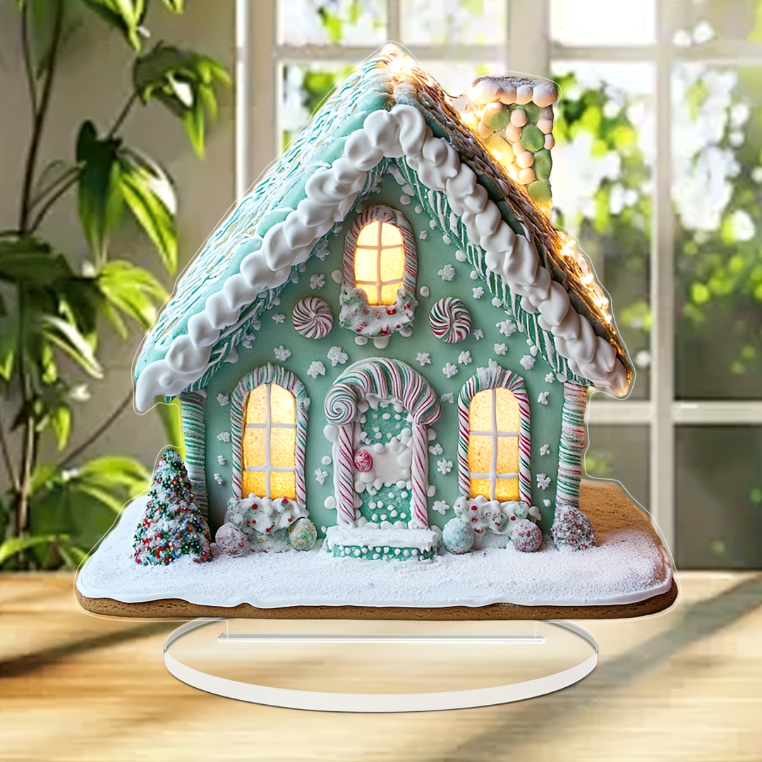 クリスマスヴィレッジLEDライトハウス・ミニチュアハウス・ドール