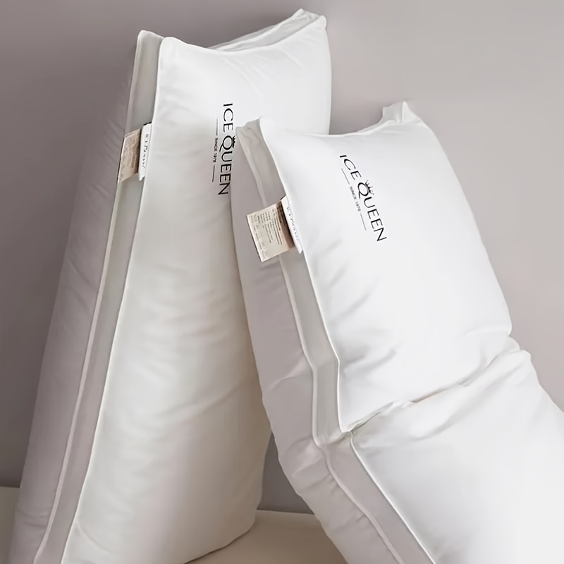 High-quality Luxury Goose Feather Pillow, Single Pack, A Comfortable Sleep Pillow That Provides Support For Bedrooms, Guest Rooms, Hotels, And School Dormitories