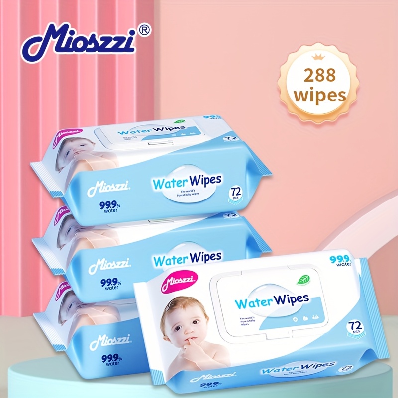 Youngsters Pure Water Wipes - Unscented, Hypoallergenic, Large & Thickened for Sensitive Skin, Ideal for Hand, Face, Body Cleaning | Best Gift for Youngsters
