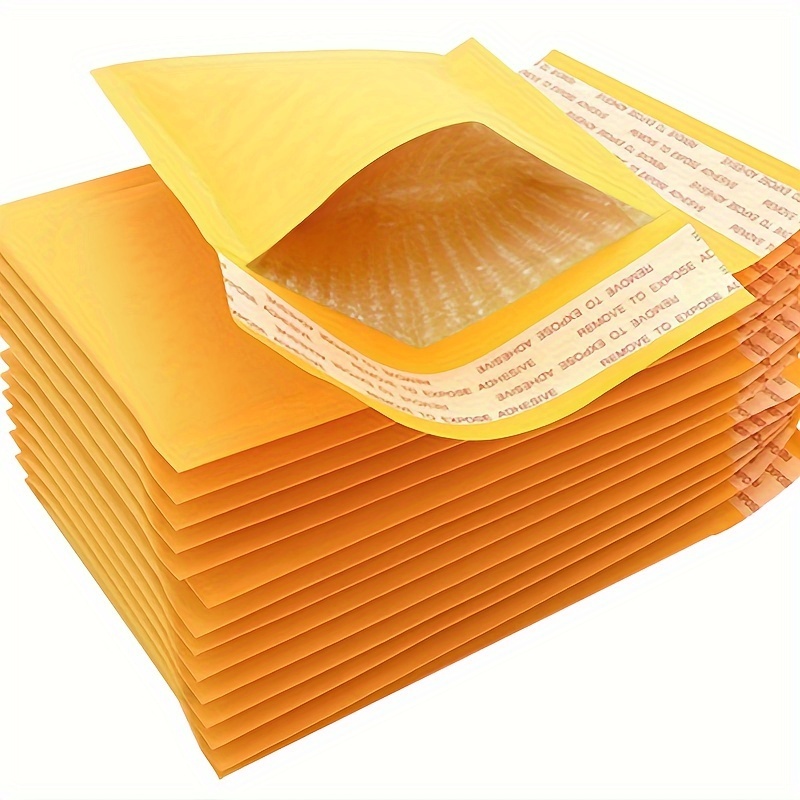 

10pcs Paper Mailers - Waterproof & Shockproof Envelopes For Cosmetics, Jewelry, Electronics - Bulk Packaging Supplies