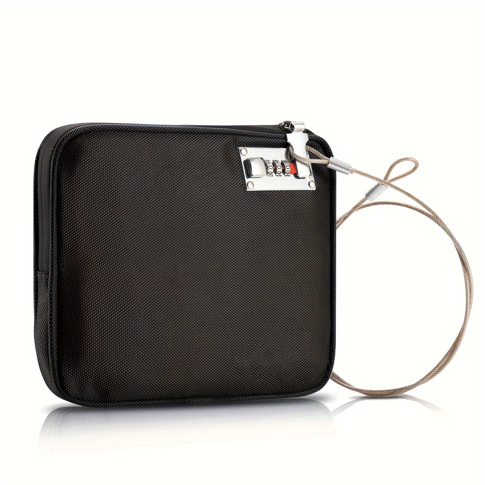 E-shop Abschließbare Strandtasche mit Kabel, Oxford-Gewebe, Reisetasche für Pass, Handy, Bargeld und wichtige Dokumente