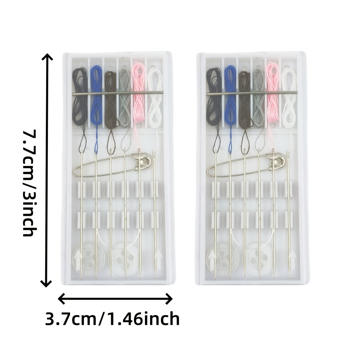 5pcs Portable Mini Sewing Kits with Random Thread Colors