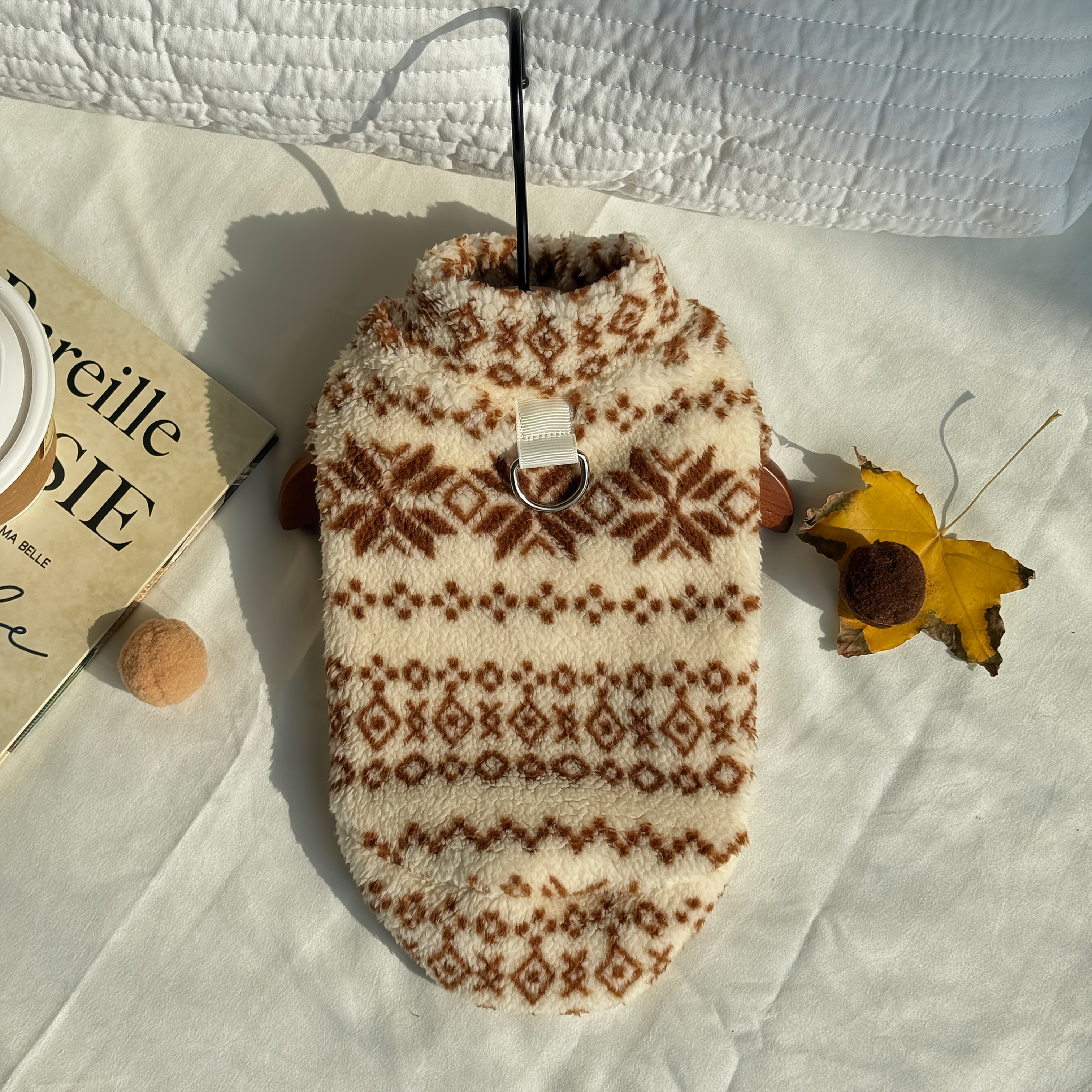 TEMU Pull d'hiver chaud pour chien adapté à et à l'hiver - Gilet épais et pour animaux avec col haut, de chaleur lente pour chiens et chats, idéal