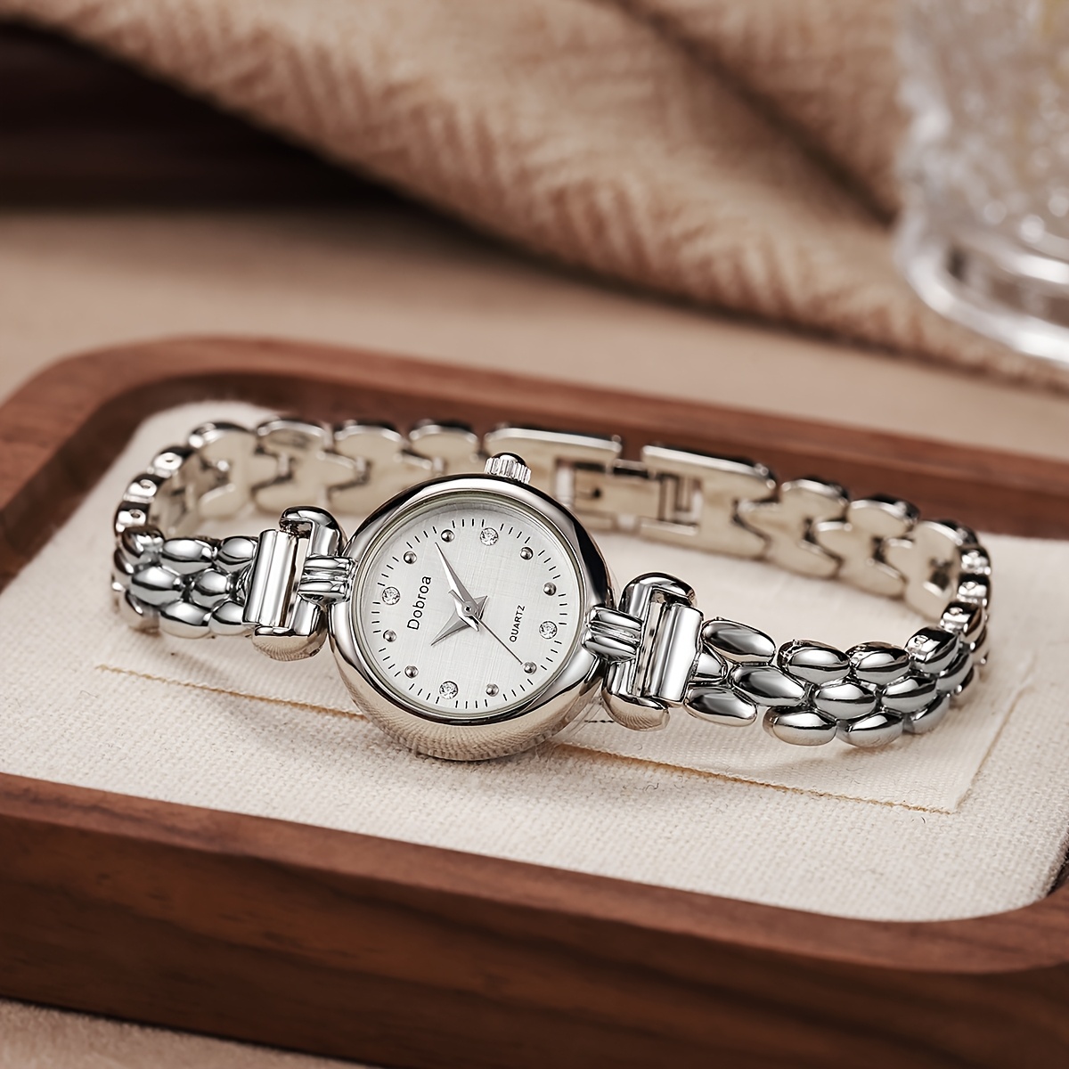 elegant damklocka minimalistisk kvinnoklocka med - Temu Sweden