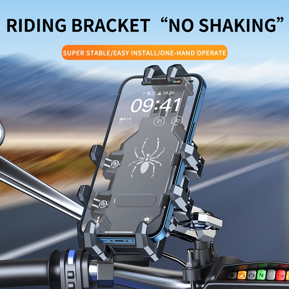 soporte para celular para moto y de bicicleta motocicleta super seguro  universal