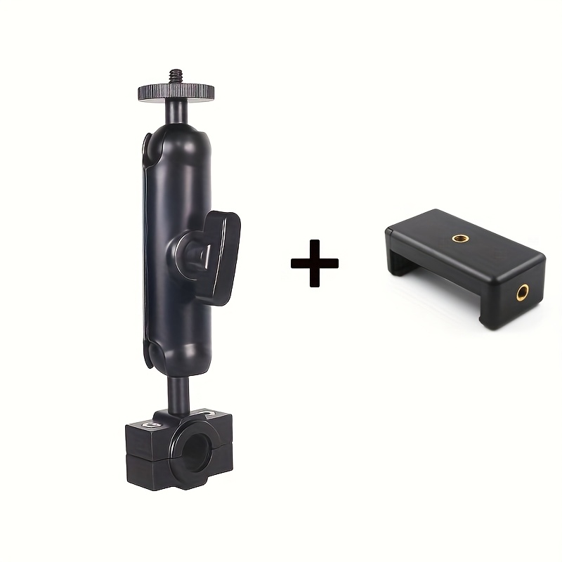 E-shop 180° drehbarer Handyhalter für Autositz – geeignet für Motorrad, Fahrrad und Sportkamera zum Fixieren des Handys, klein & tragbar, einfache