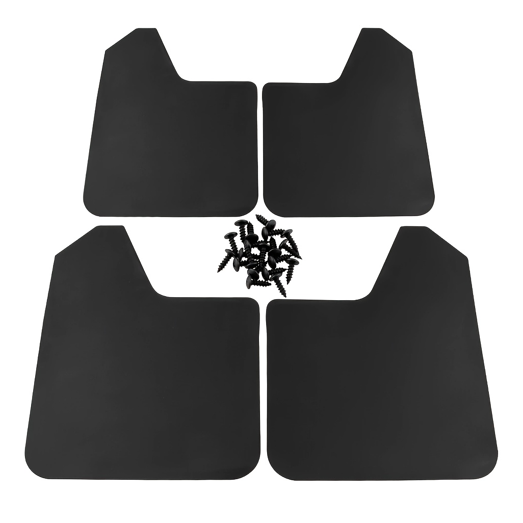 TEMU 4 piezas de guardabarros para vehículo, protectores contra salpicaduras para camioneta, furgoneta, camión y coche