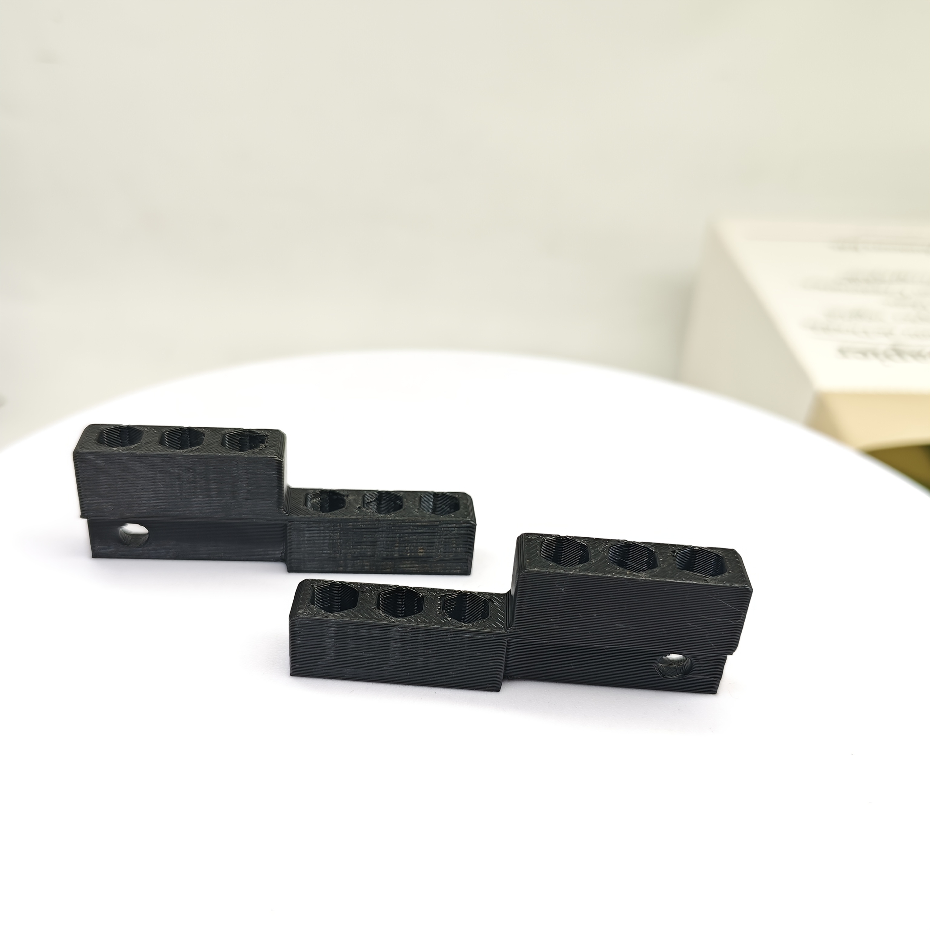 TEMU 2er-Set Bohrerhalter für Makita 40V Bohrmaschine, 1/4 Zoll Sechskantschaft Bohrer Aufbewahrung, Premium Schwarzer 6-Slot Bohrerhalter, Ideal für