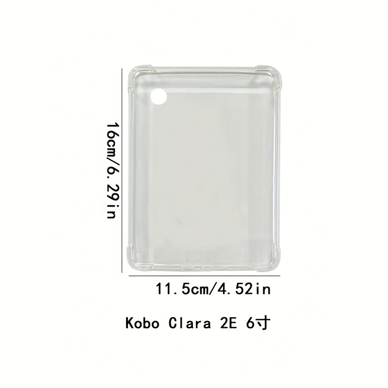 TEMU Uma capa protetora adequada para o leitor de e-books Libra Color e uma capa transparente para o leitor de e-books 2E.