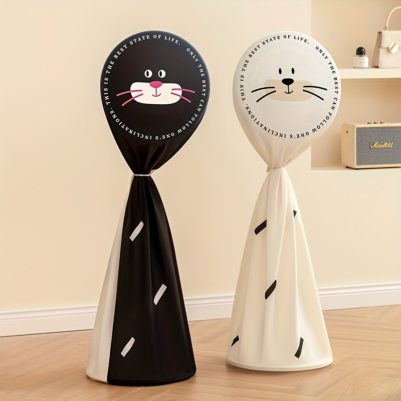 

1pc Pattern Fan , Universal , , For , & Dining , Fan , Portable, , & , Polyester ,