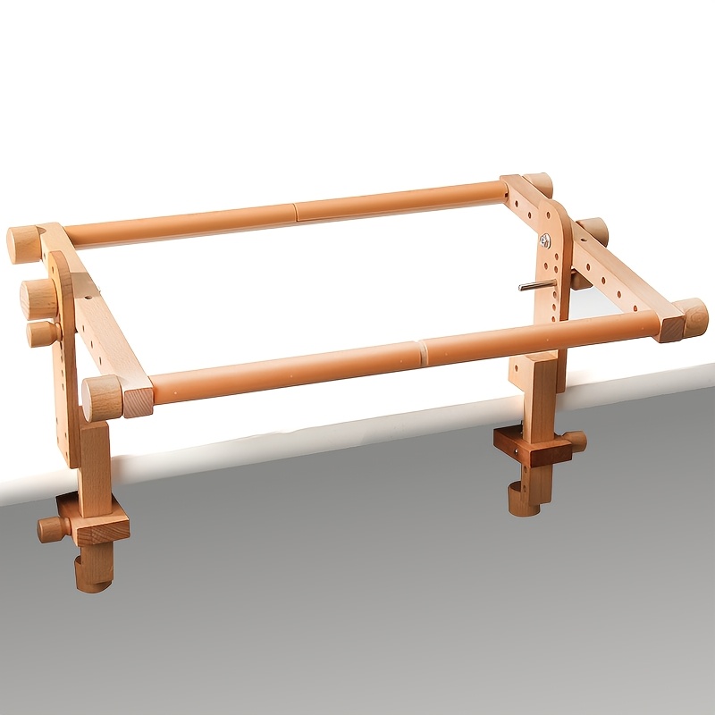 TEMU Adjustable Table Edge Clamp Embroidery Frame Multi-functional Cross- Embroidery Frame Bracket Handheld Embroidery Hoop Embroidery Frame