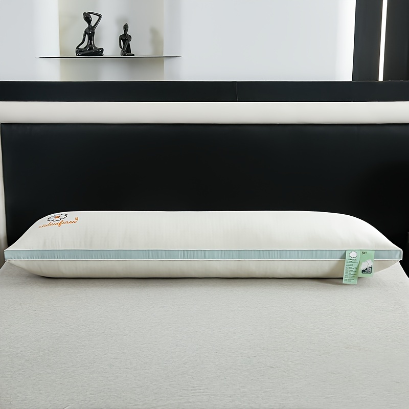 TEMU Oreiller de Luxe & - Tissu Hypoallergénique et Respirant pour un Sommeil Confortable - Idéal pour les Dormeurs sur le Dos, le Ventre, le -