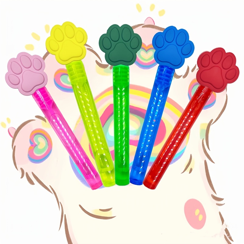 

10pcs Vibrant Cat Paw Wands - Plastic Party Favors, No Batteries Needed - Ideal For Birthday & Themed Celebrations, Cat Birthday Party Supplies