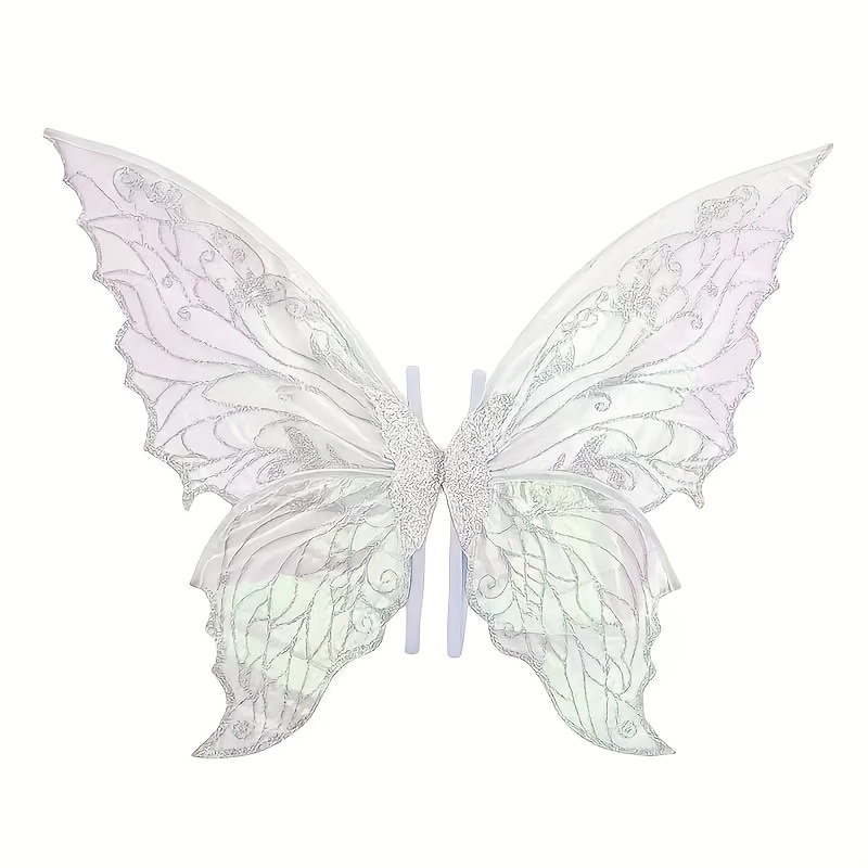 TEMU Backpacks - Vibrant Colorful Polyester & Spandex Party Accessories With Intricate Wing Designs, Halloween, Christmas, Stencil For Painting,