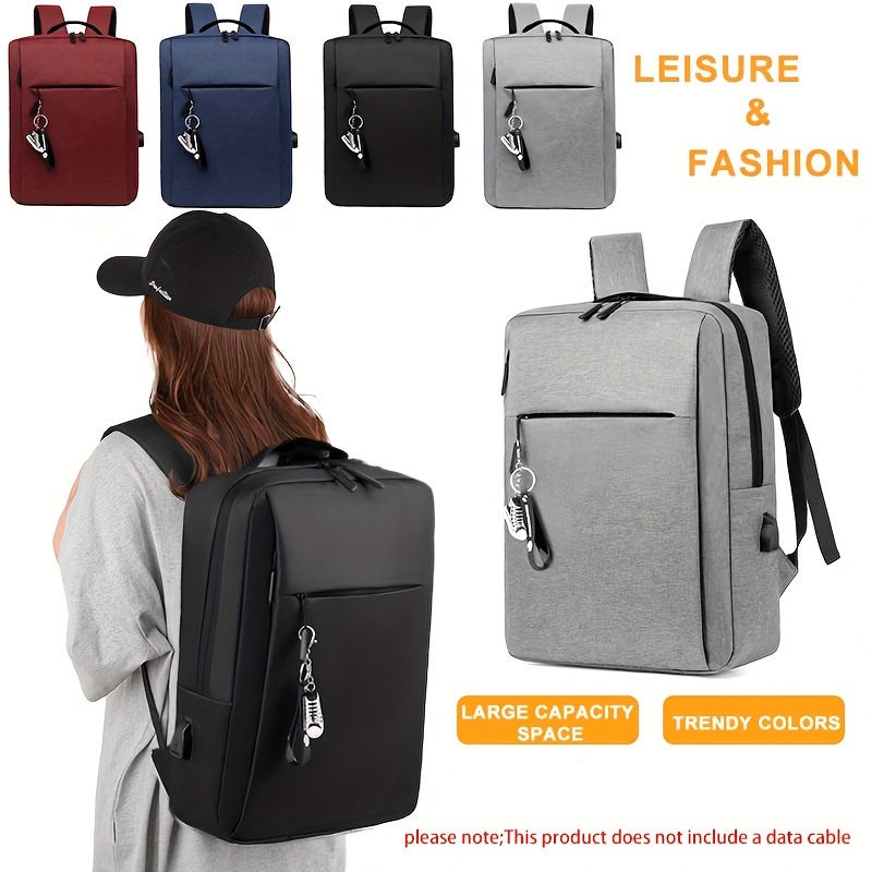 

1pc Sac à dos de voyage de loisirs, sac pour ordinateur portable, sac à dos d'affaires, sac à dos de voyage en plein air