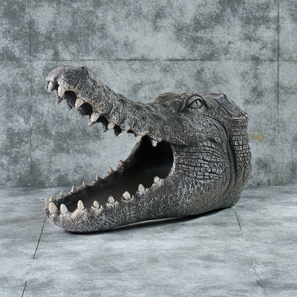 Alligator Downspout Crocodile Garden Statues - Temu