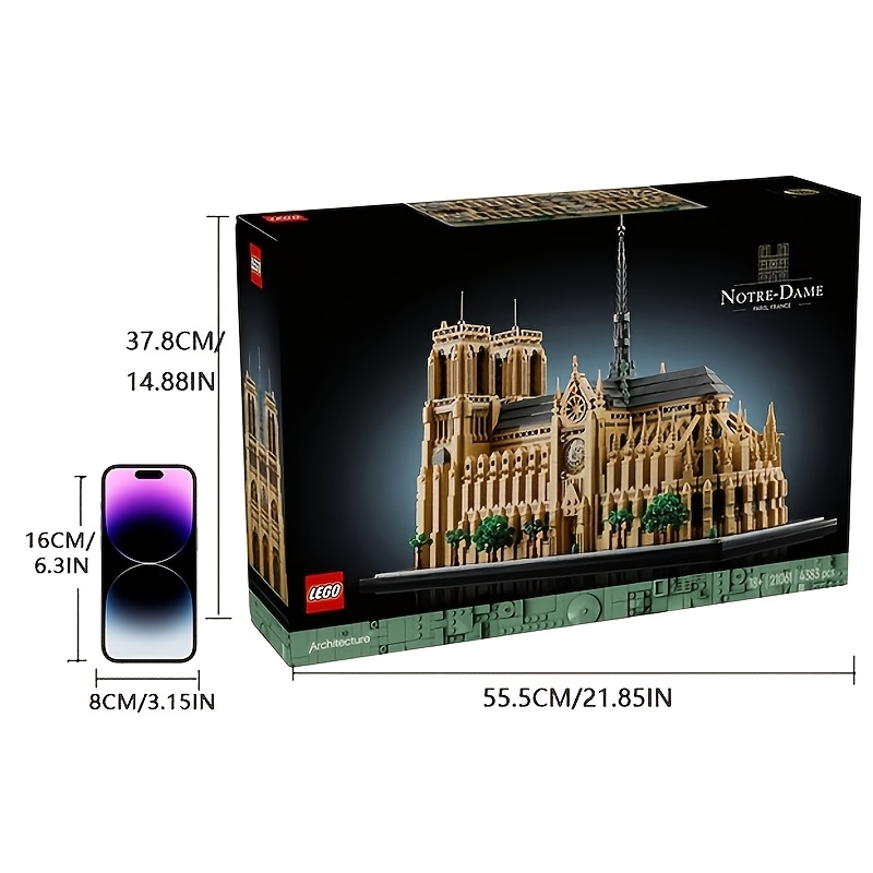 European Version, LEGO 21061 Architectural Replica, Adult Collectible Building Set, Building And Displaying Souvenirs, Creative Gift Giving For History, Travel, And Art Enthusiasts, Holiday Gifts