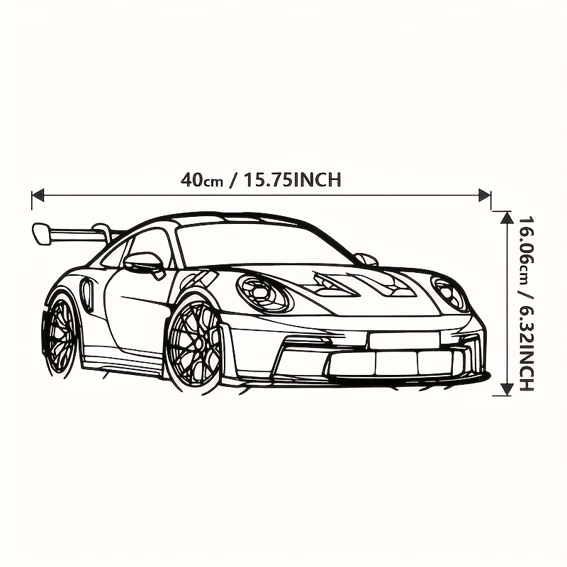 E-shop 1 Stück Modernes Auto-Logo Metall Wanddekoration - Fahrzeug-Thema & Höhlenschild, Eisen-Metall Auto-Emblem geeignet für Zuhause, Büro, Einfahrt,