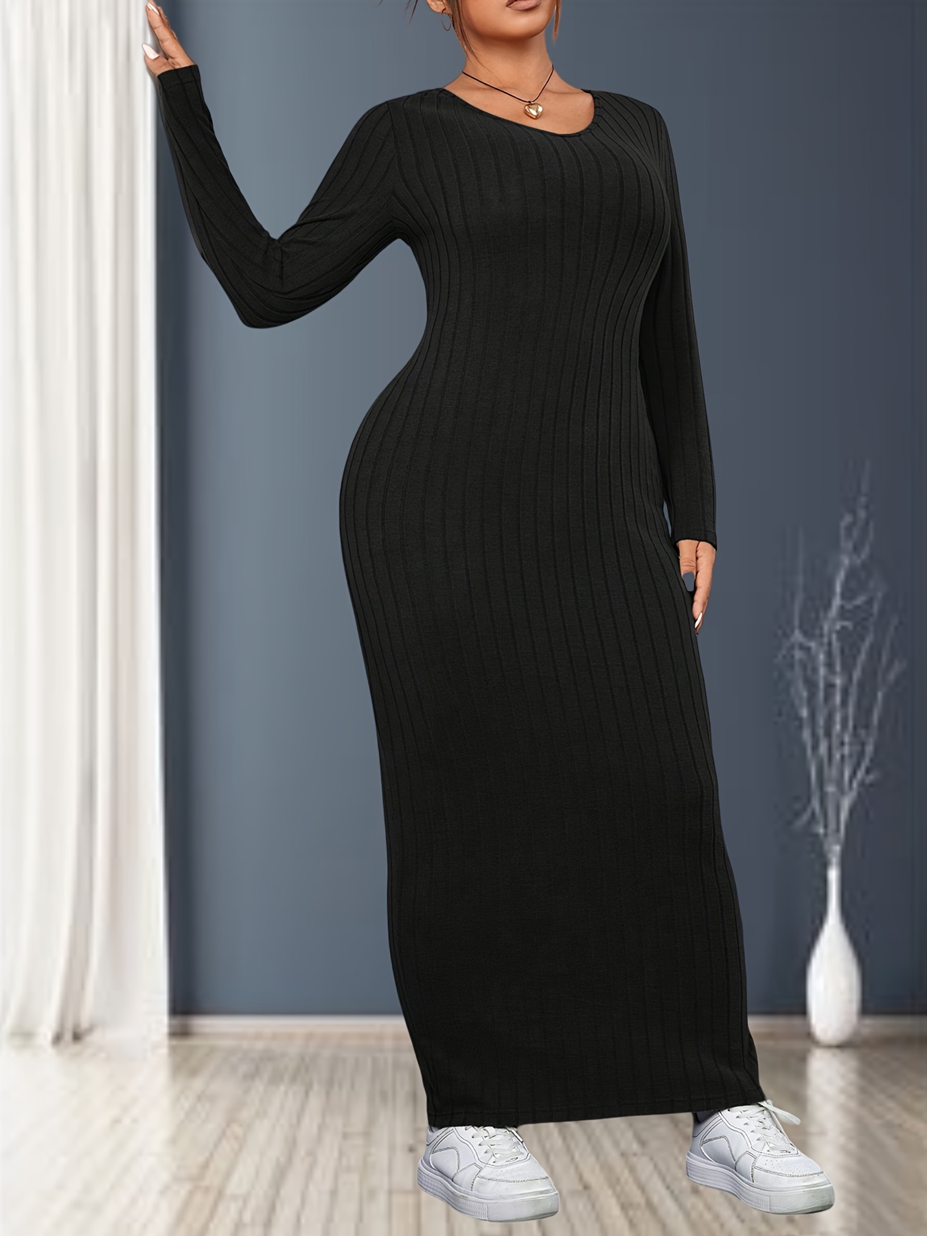 chinese dress ladies Signature Ribbed