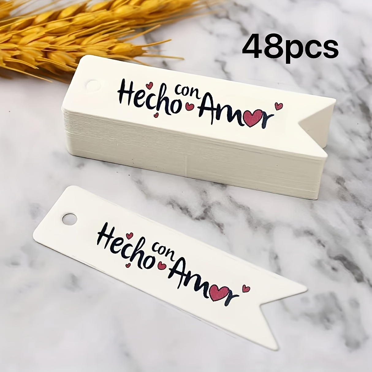 TEMU 48 Etiquetas Temáticas Hechas a , Impresas con " " y Patrones de , Adecuadas para Regalos Hechos a , Obsequios Artesanales y Actividades de