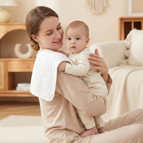 3 pack gauze burp cloths for children ultra soft absorbent anti spit up towels newborn drool and face washing cloths multi functional baby towels 25x50cm