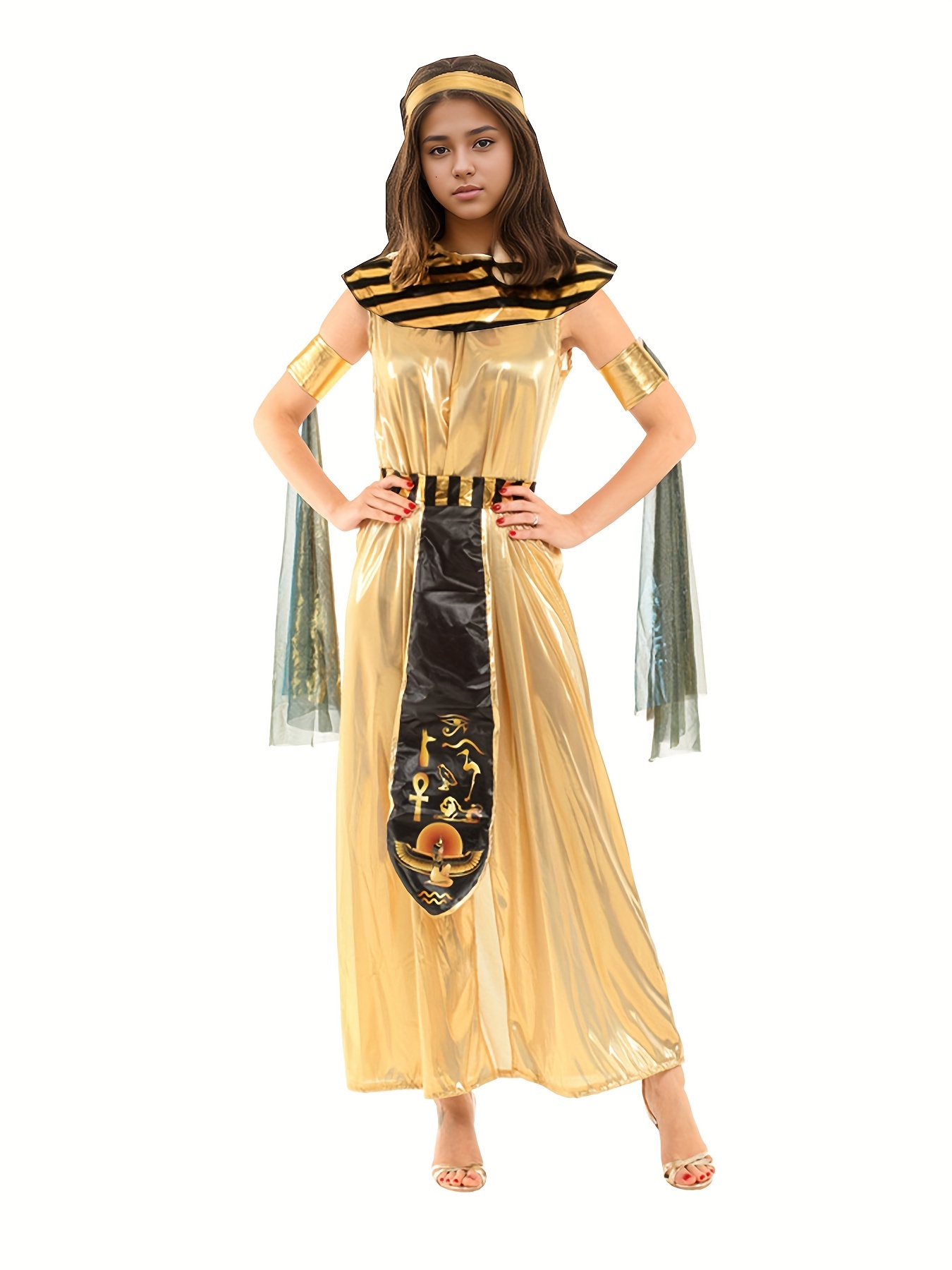 open lace back dress Shop Adult Queen Of The Nile Egyptian Costume main image 0