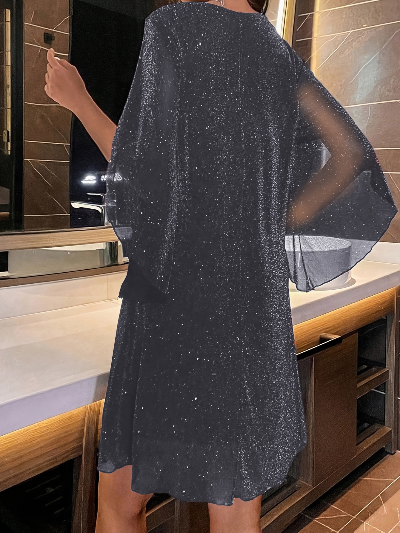 chinese dress ladies Café Forgot — Irregular Pluck Dress