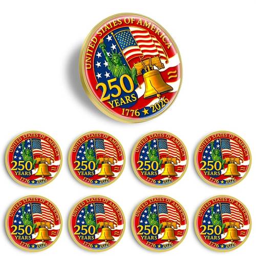 item picture 26pcs american 250th anniversary of the brooch set badges