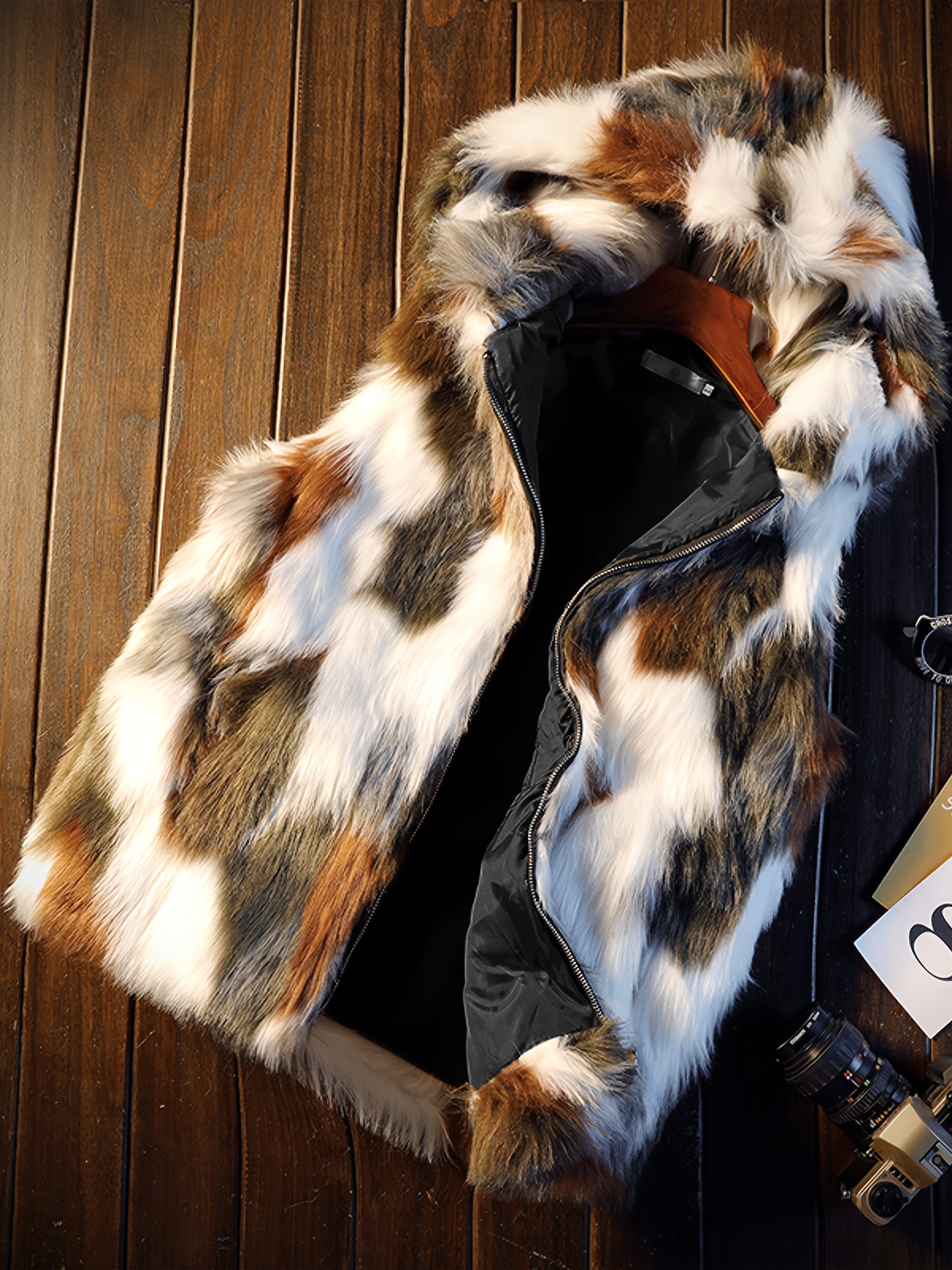 Pelz Weste Herren Fell Weste Natürliche Schaffell Ein Pelz Weste