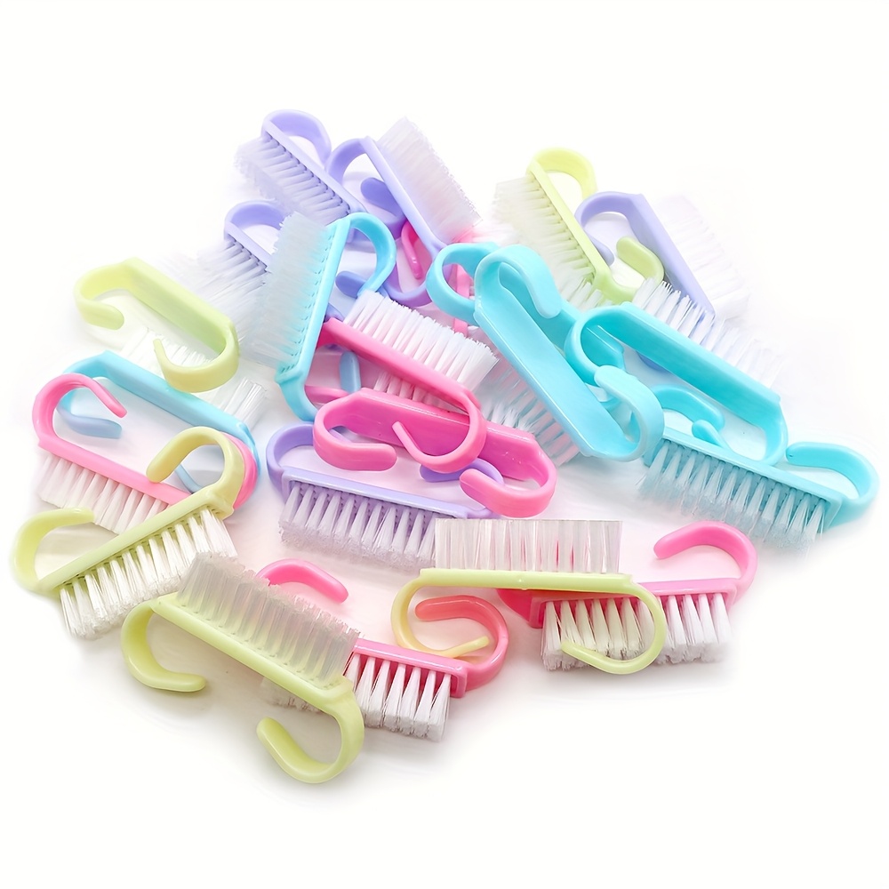 2pcs Nylon Nail Brushes for Cleaning Fingernails