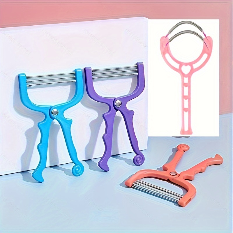 1pc Facial Spring Hair Remover Face Pulling Device Facial Hair Removal Device Beauty Tool