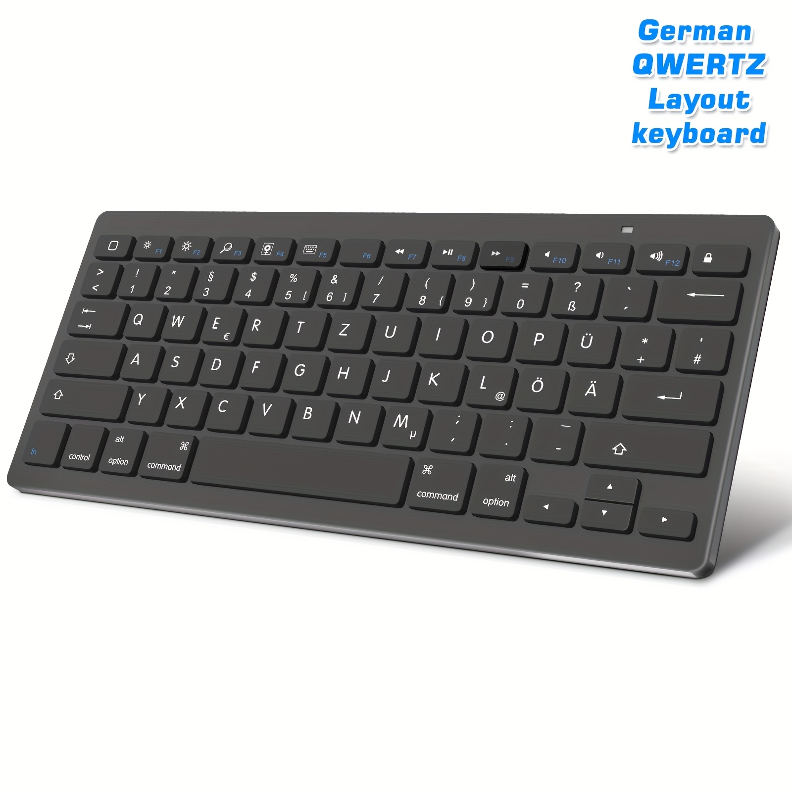 Battop Wireless Keyboard Compatible With Ipad 10th Generation, (9th/8th/7th), Ipad Pro 13/12.9/11 Inch, Ipad Air/mini And More Wireless Enabled Devices, Black