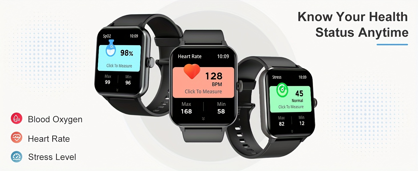 Smartwatch Compatible with Android and iPhone