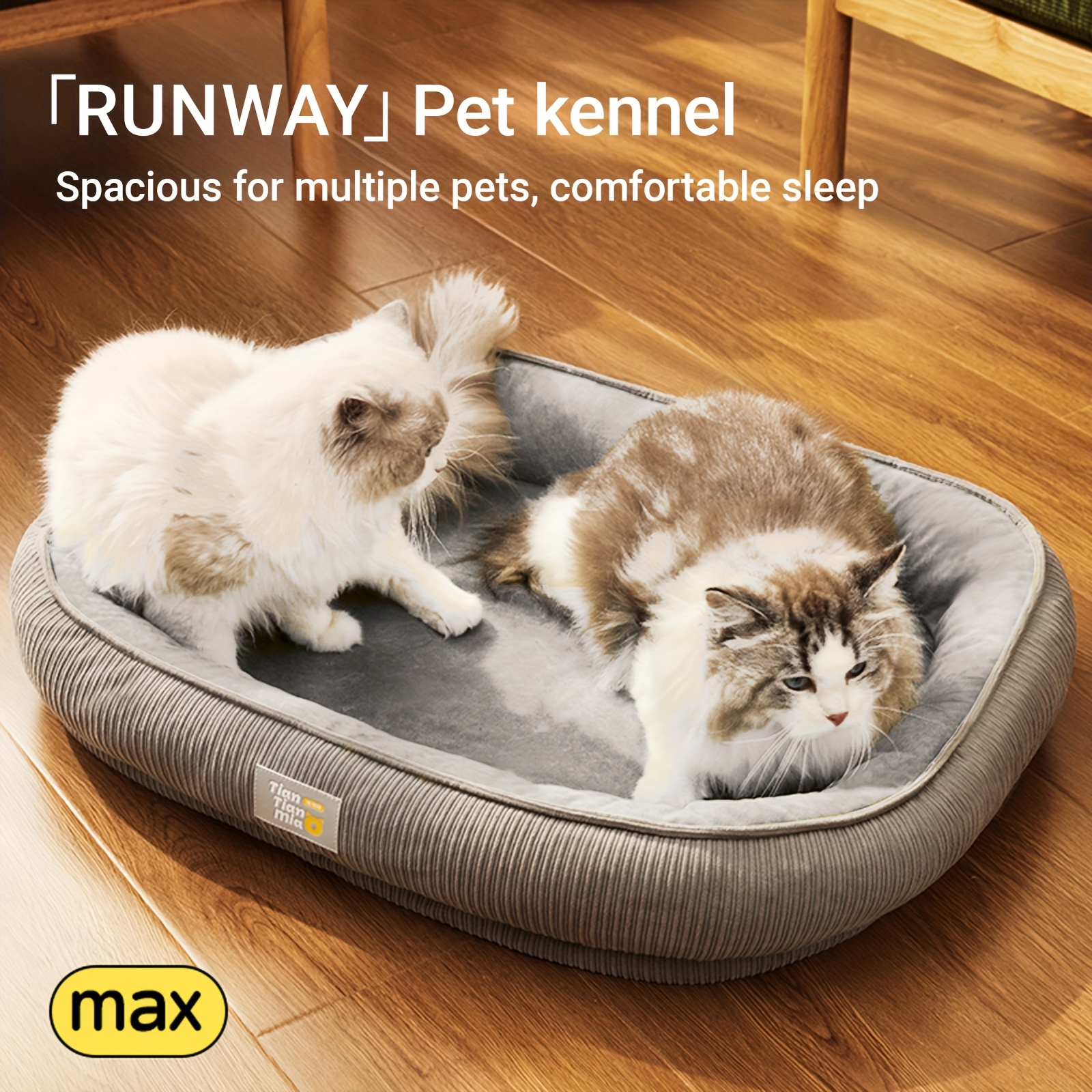 TEMU Pet Dog Bed Mattress Cat Bed - Suitable For Cats And Dogs - Moisture-wicking Surface - Keeps Your Pet Comfortable All Year Round - Fits Small,