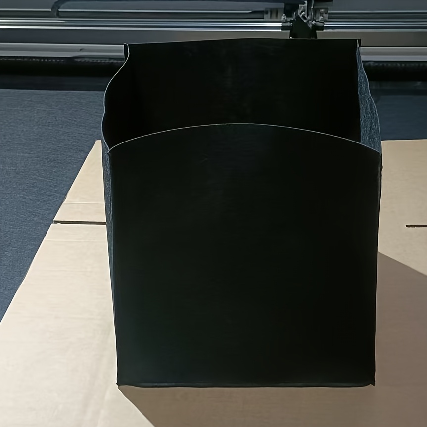 TEMU Black Multi- Growing Bag, Breathable And Rot-resistant, Suitable For Balcony/garden Vegetable And Flower Planters, Reusable Non-woven Fabric