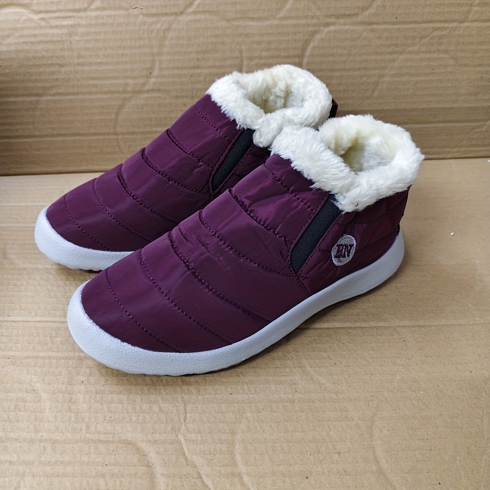 Women's Warm and Comfortable Ankle Boots, Lightweight Indoor Footwear