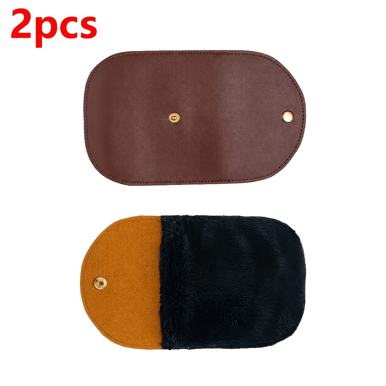 TEMU Lot de 2 gants de nettoyage et de polissage de chaussures de haute qualité, outil d'entretien réutilisable, gants-brosses à poils souples pour