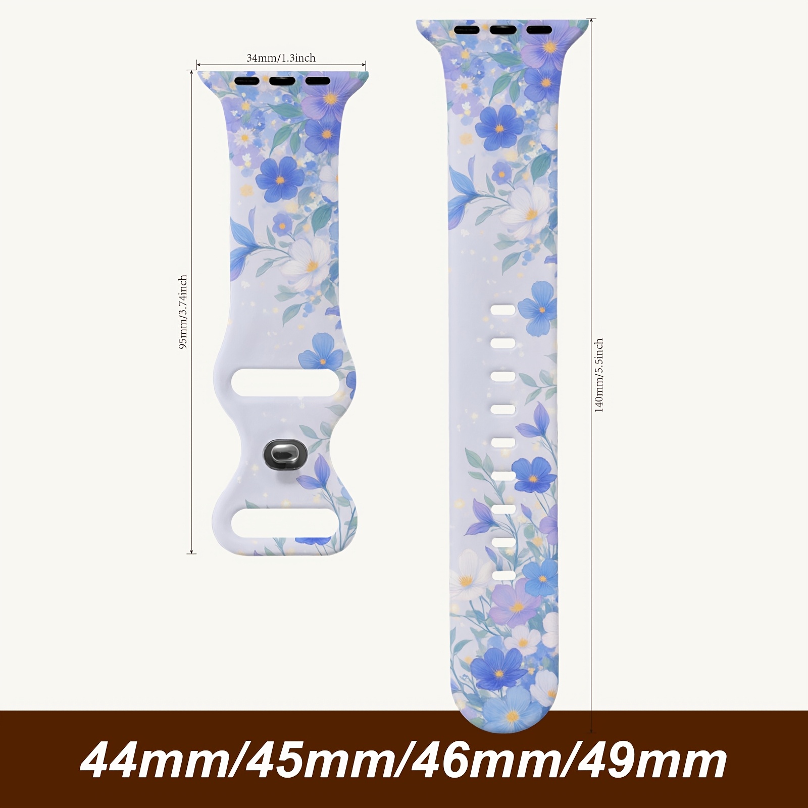 TEMU For Series1/2/3 4/5/6/7/se For Ultra1/2/3 | Silicone Strap For Women Men, Perfect Gift, Convenient Clasp Installation, Soft And Breathable,