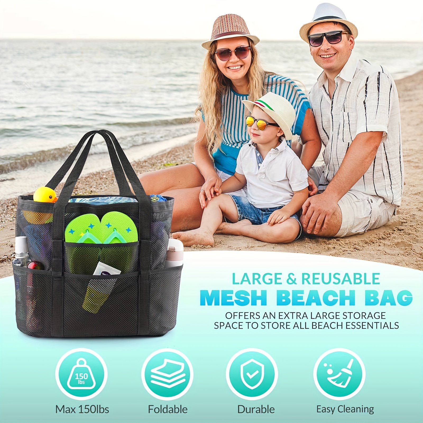 Collapsible beach tote store