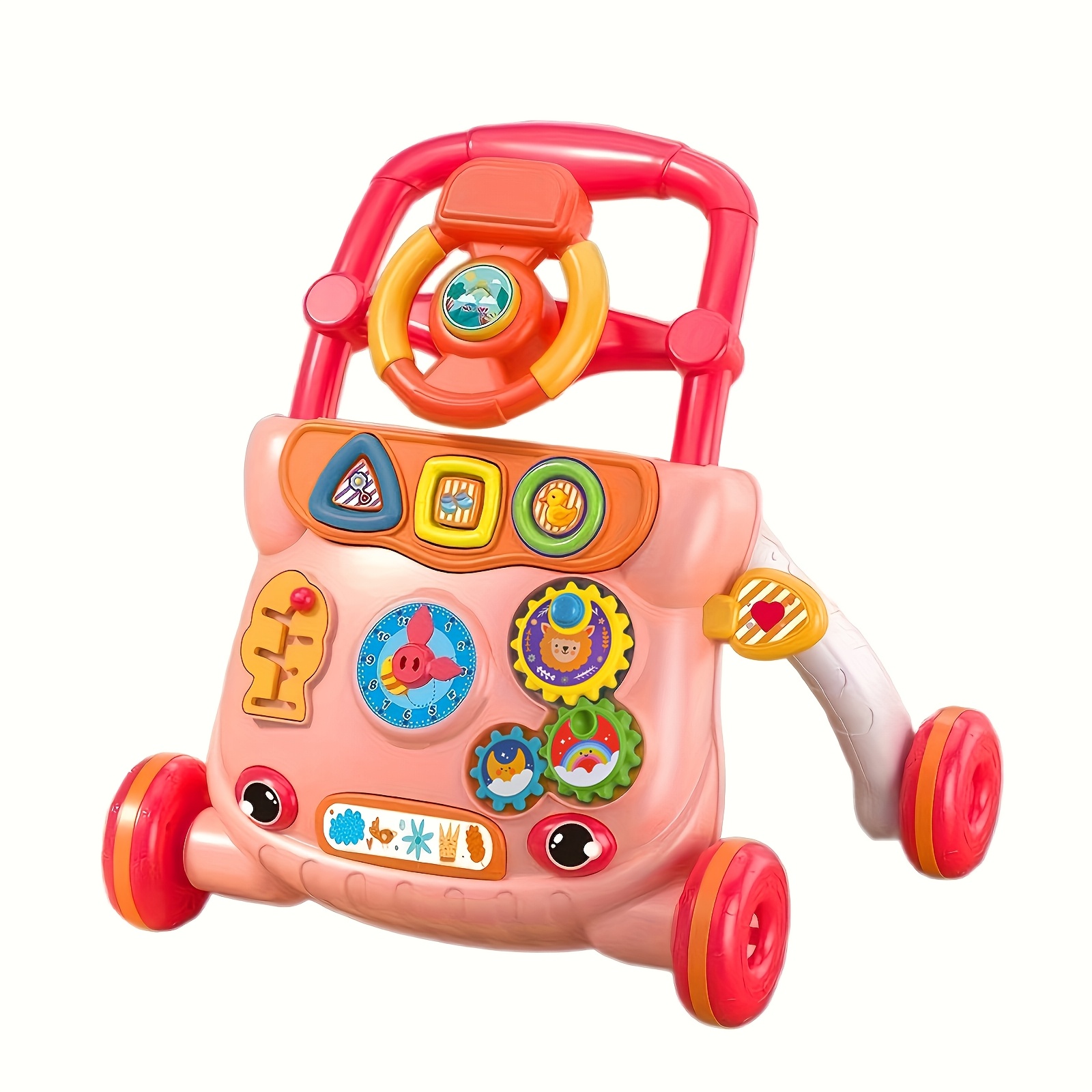 Temu – TEMU Baby Walker Toy With Music & Anti-rollover Safety – Toddler Learning Toy For Early Walking Development, Educational Baby Gear, Activity Center,