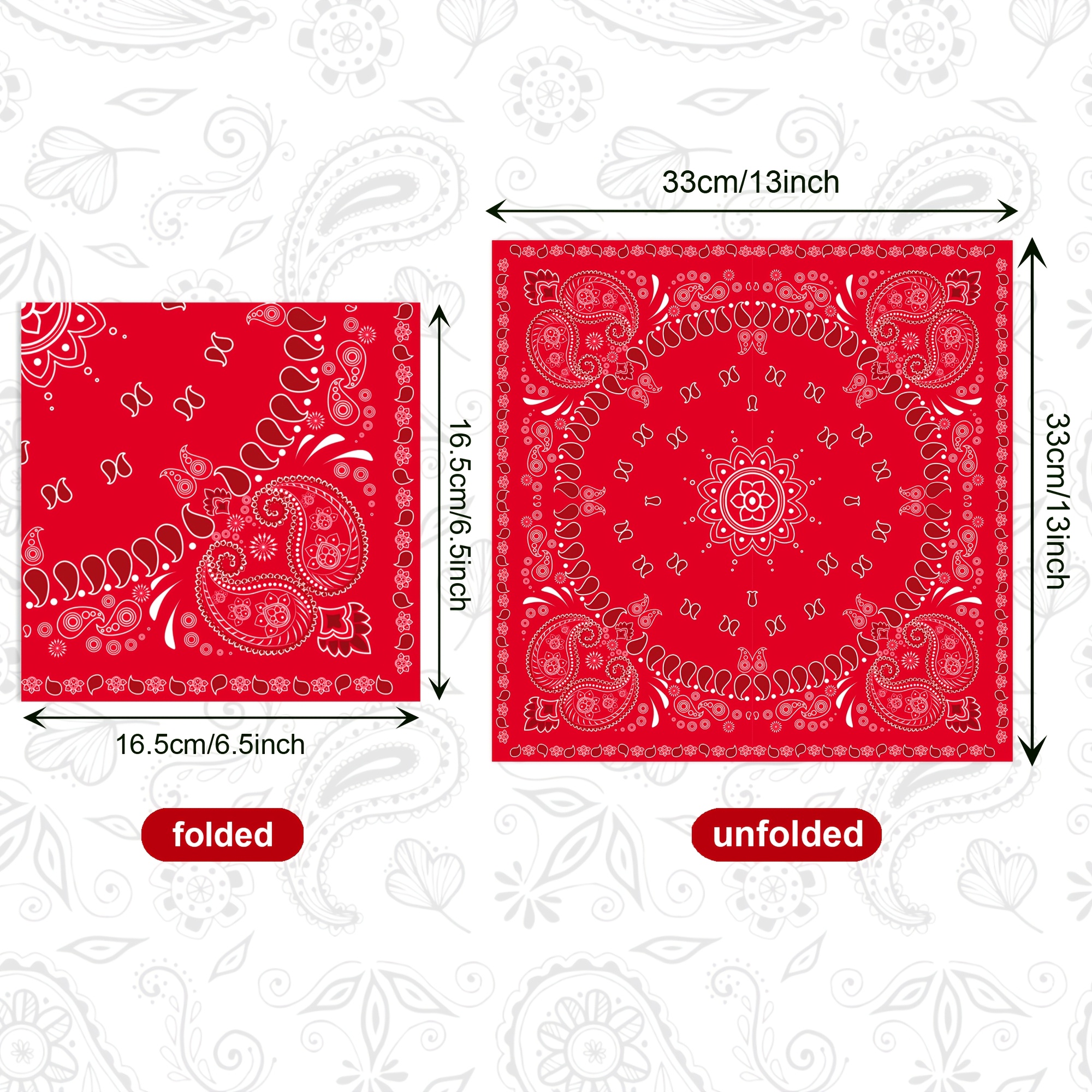 TEMU 40 serviettes de papier jetables rouges à motif , imprimé bandana , pour les fêtes à thème western, les événements bohèmes et les rassemblements