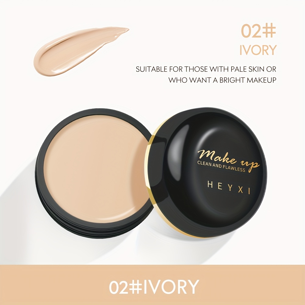 HEYXI Waterproof And Sweat-Proof Concealer Cream, Tattoo Cover-Up Cream, Long-Lasting Foundation, 15G Natural Makeup Effect, Suitable for All Skin Types, High Coverage Cream - Image 4