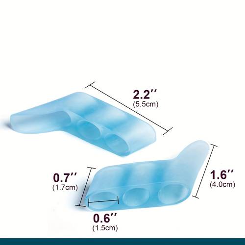 20 pack pinky toe separator and protectors for overlapping toe