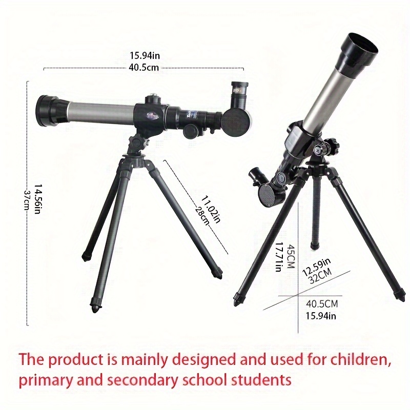  éducatif les débutants en - définition, manuelle ajustable, de 50mm, grossissement de 40x, adapté aux de 8 à 14 ans - de détails 3